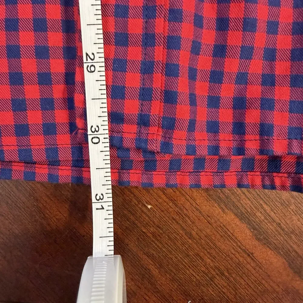 Vineyard Vines Medium Men’s Performance Classic Fit Tucker Red Plaid Shirt - Picture 13 of 13